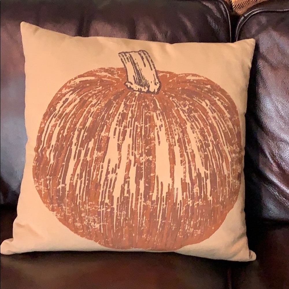 Farmhouse Pumpkin Pillow Cover